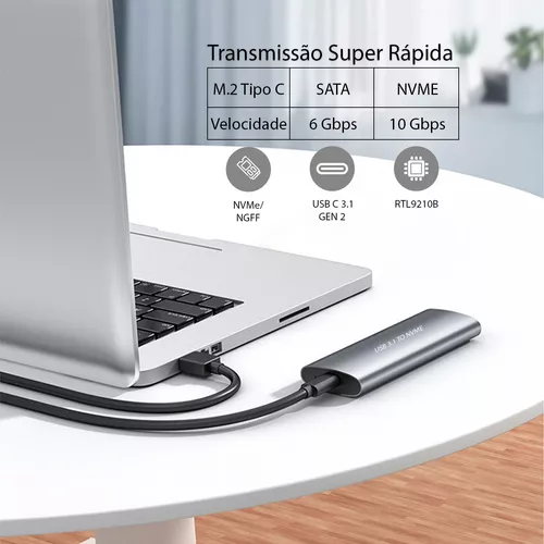 Case Ssd Externo M2 Nvme